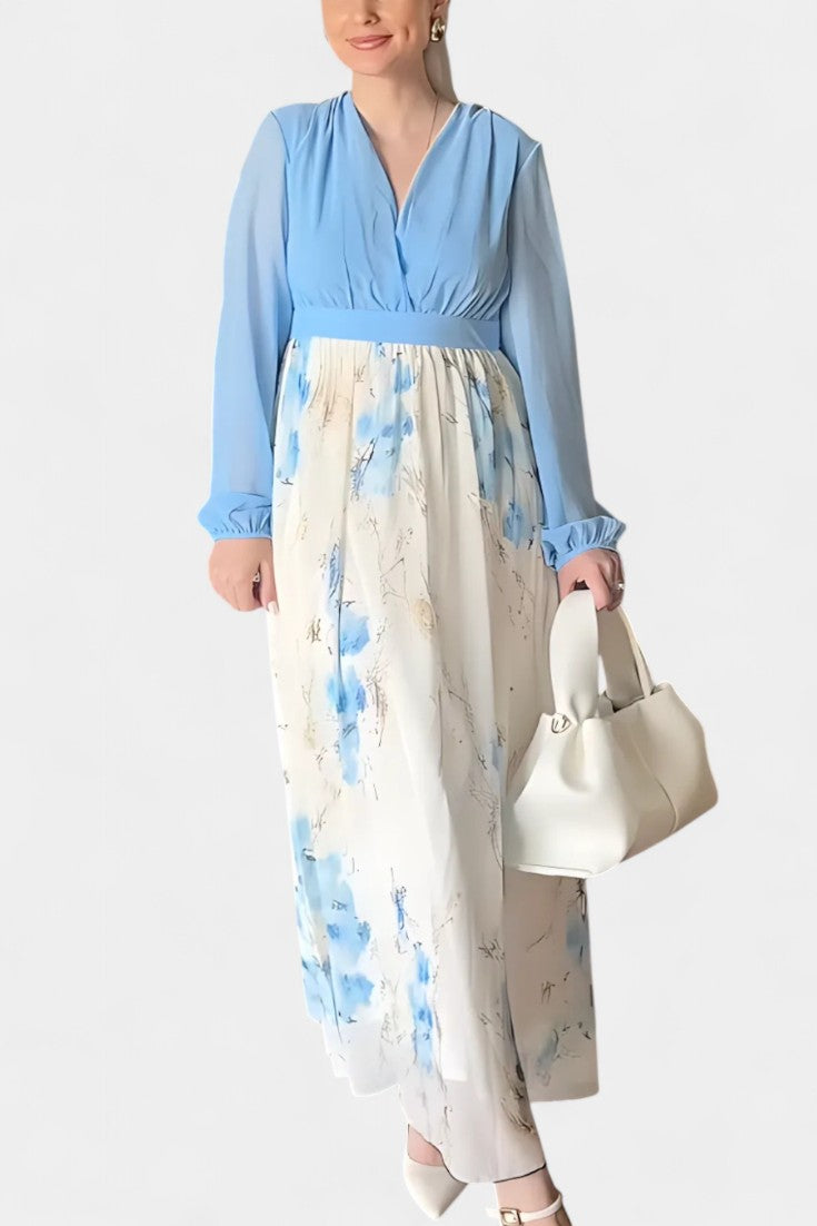 Eliane | El vestido maxi de flores impresionantes