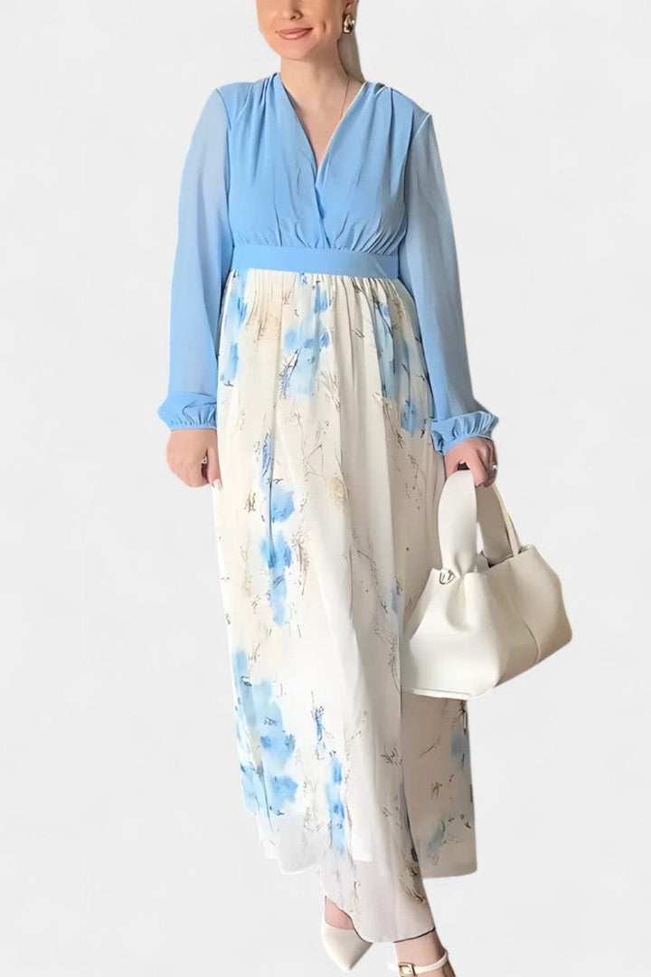 Eliane | El vestido maxi de flores impresionantes