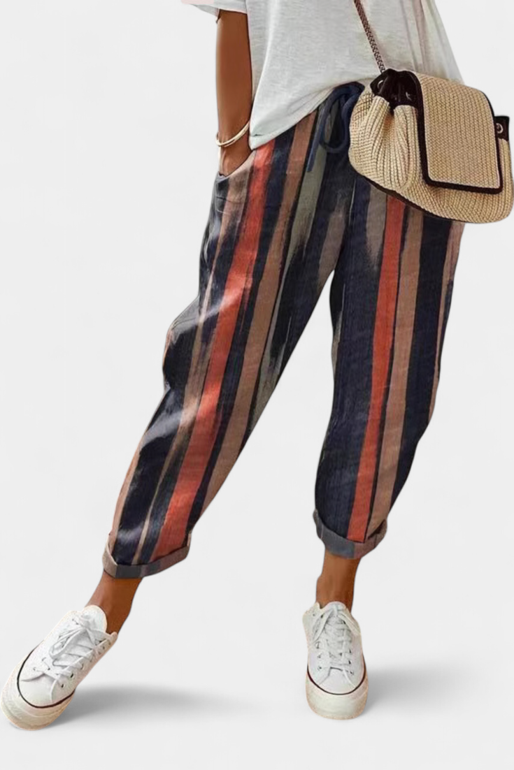 Mely | Pantalones de Lino de Corte Relajado y Estilo Atemporal