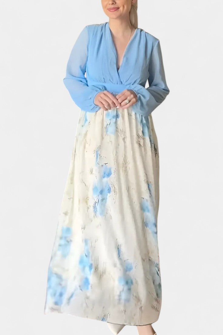 Eliane | El vestido maxi de flores impresionantes