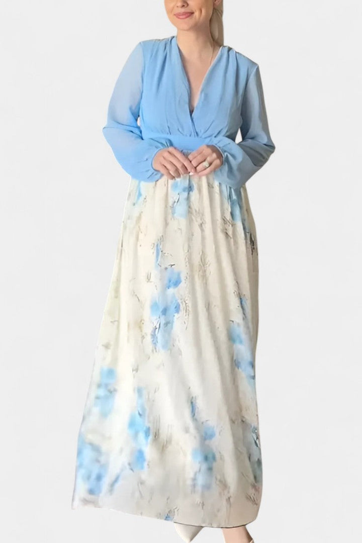 Eliane | El vestido maxi de flores impresionantes