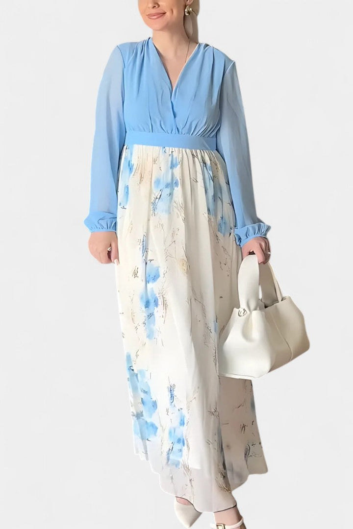 Eliane | El vestido maxi de flores impresionantes