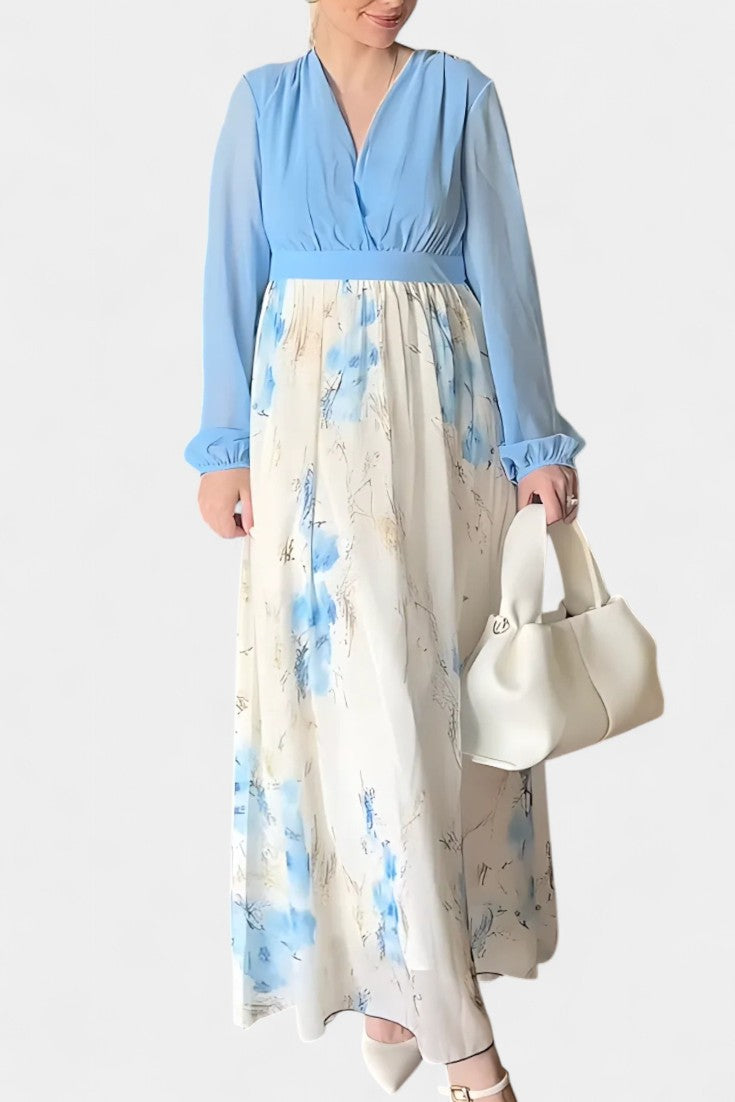 Eliane | El vestido maxi de flores impresionantes