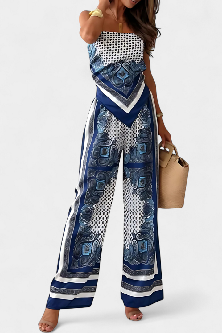 Leonie | Conjunto Paisley con Tiras