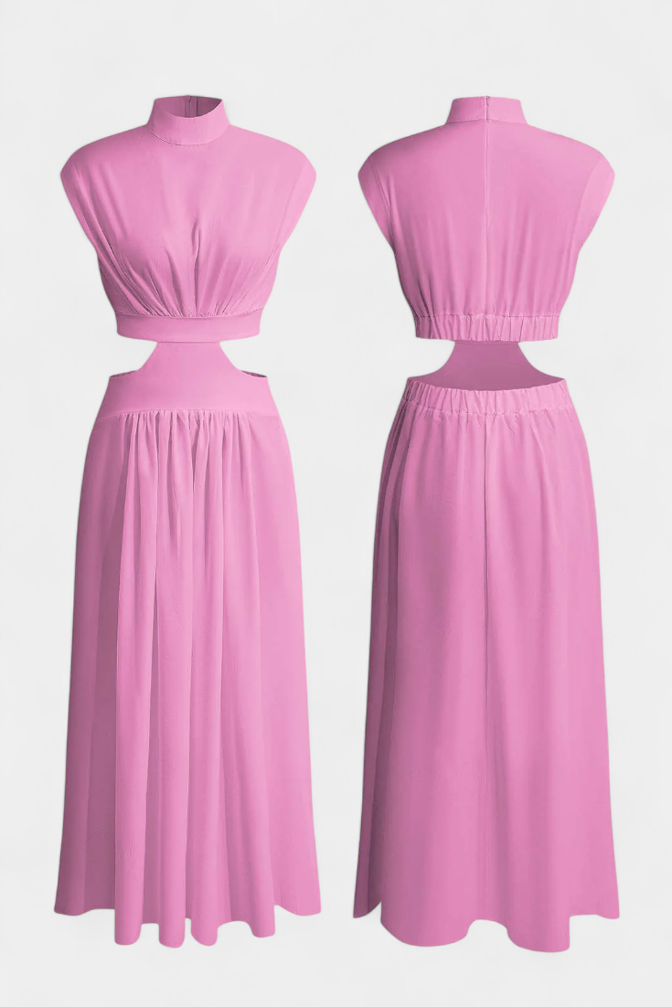 Jocelyn | Conjunto de Vestido con Abertura Lateral