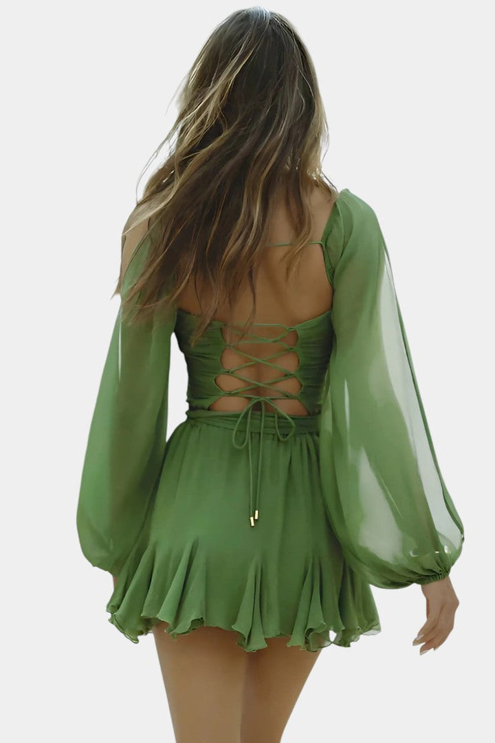 Skylar | Vestido Mini con Escote en V