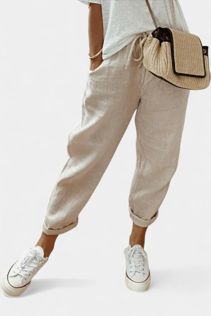 Alba | Pantalones Rectos Transpirables