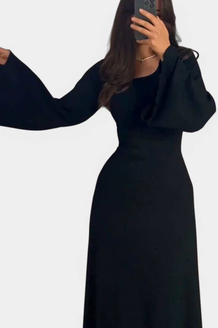 Livia | Vestido de Punto con Cintura