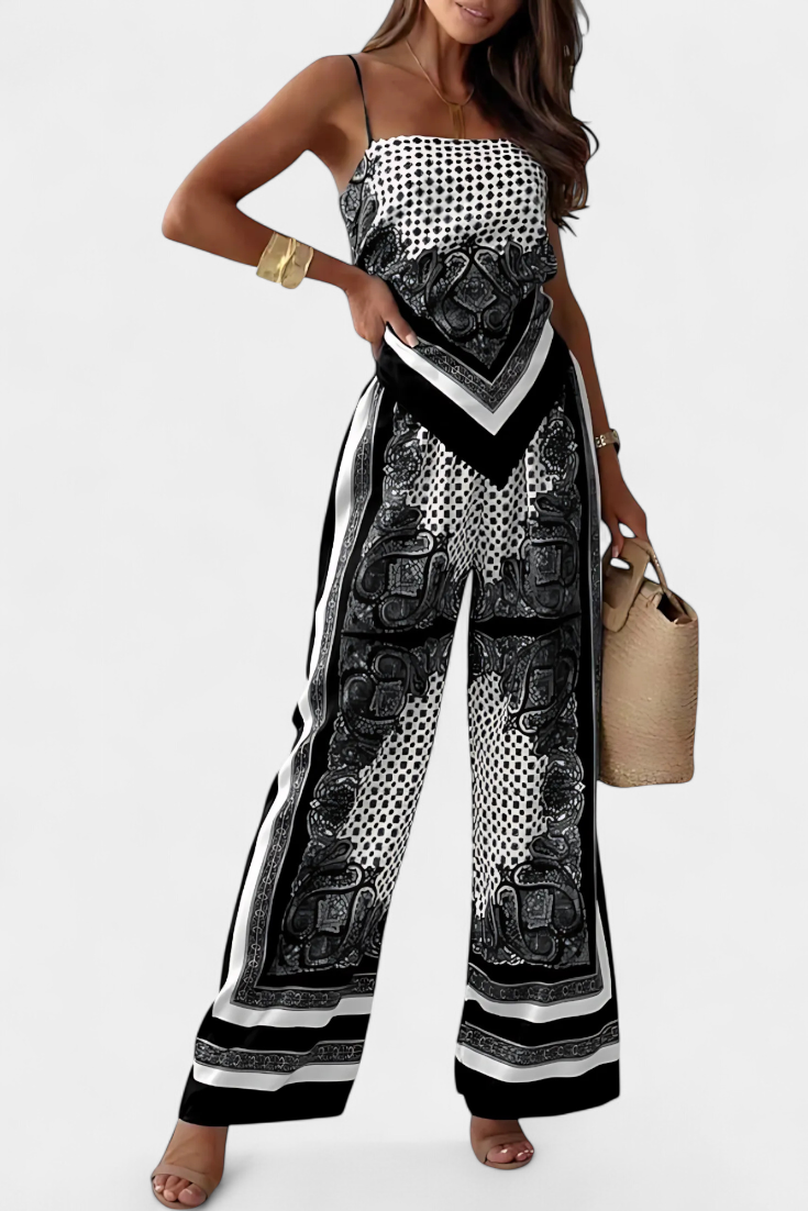 Leonie | Conjunto Paisley con Tiras