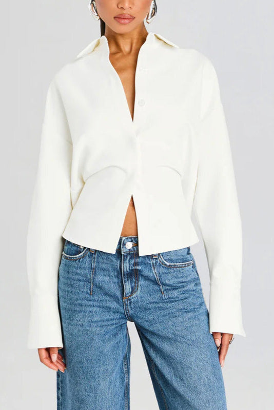 Grace | Camisa de Botones Draped