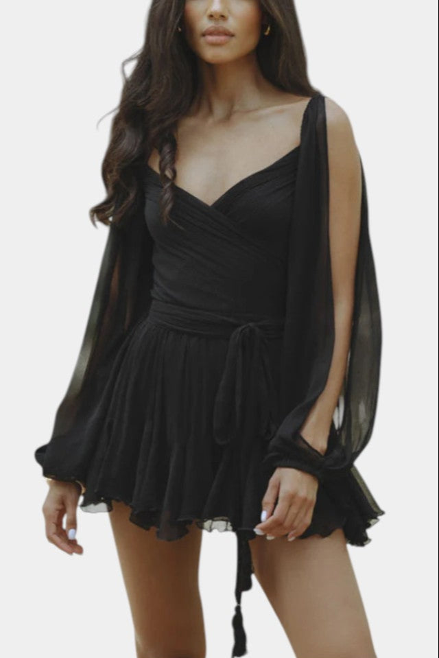 Skylar | Vestido Mini con Escote en V
