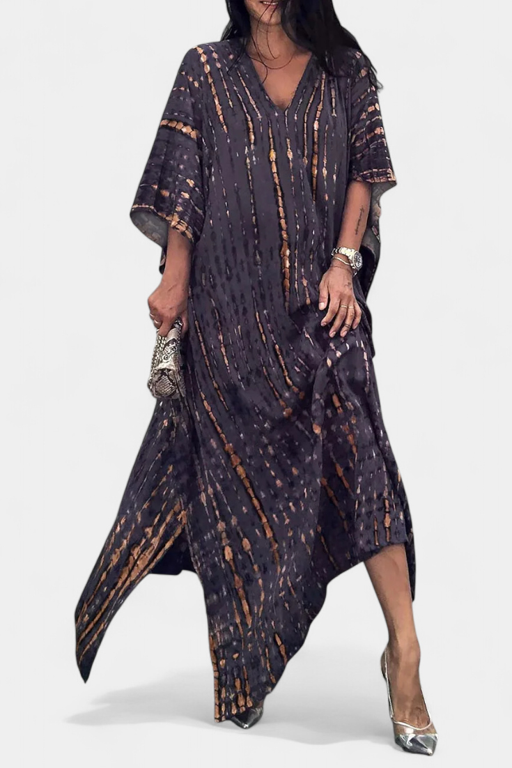 Rositsa | Vestido Kaftan Tie-Dye Bohemio