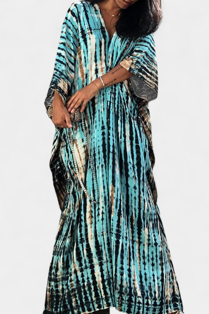 Rositsa | Vestido Kaftan Tie-Dye Bohemio