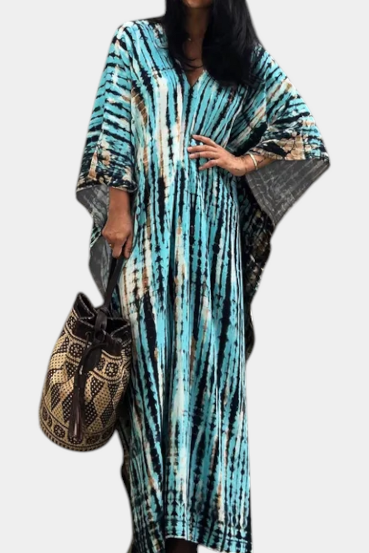 Rositsa | Vestido Kaftan Tie-Dye Bohemio