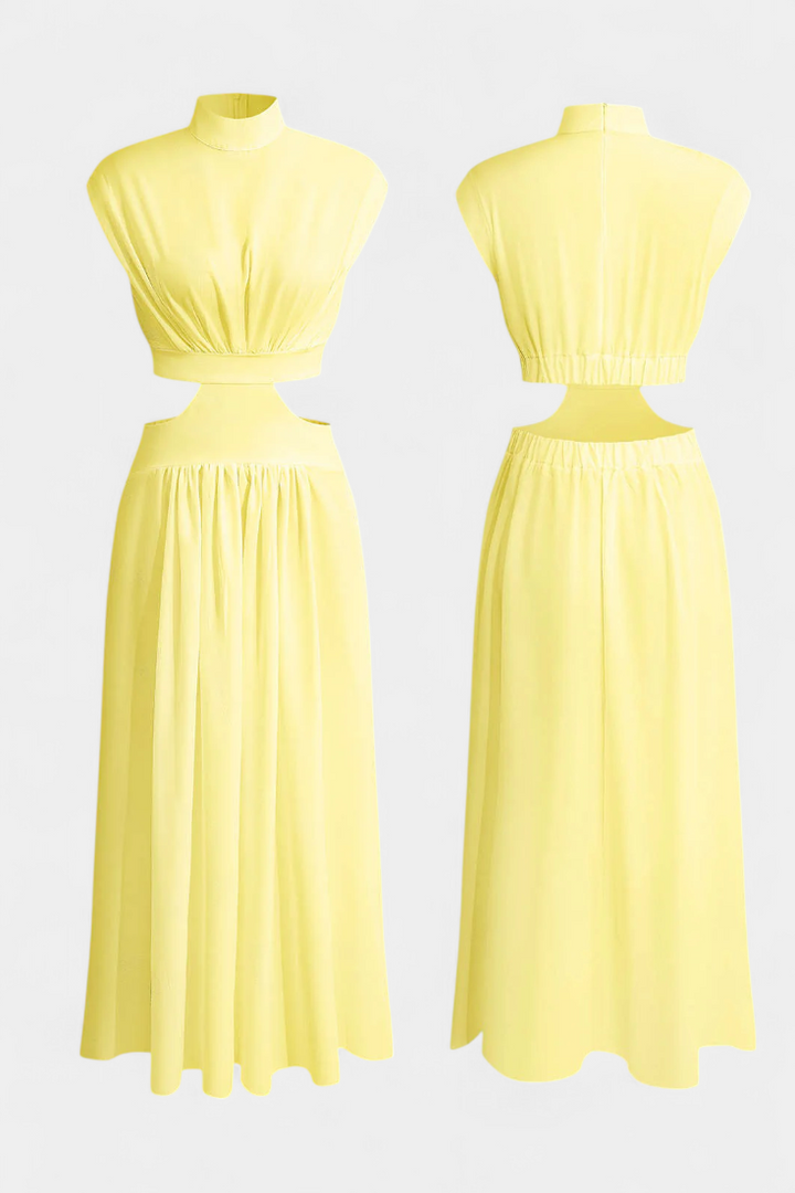 Jocelyn | Conjunto de Vestido con Abertura Lateral