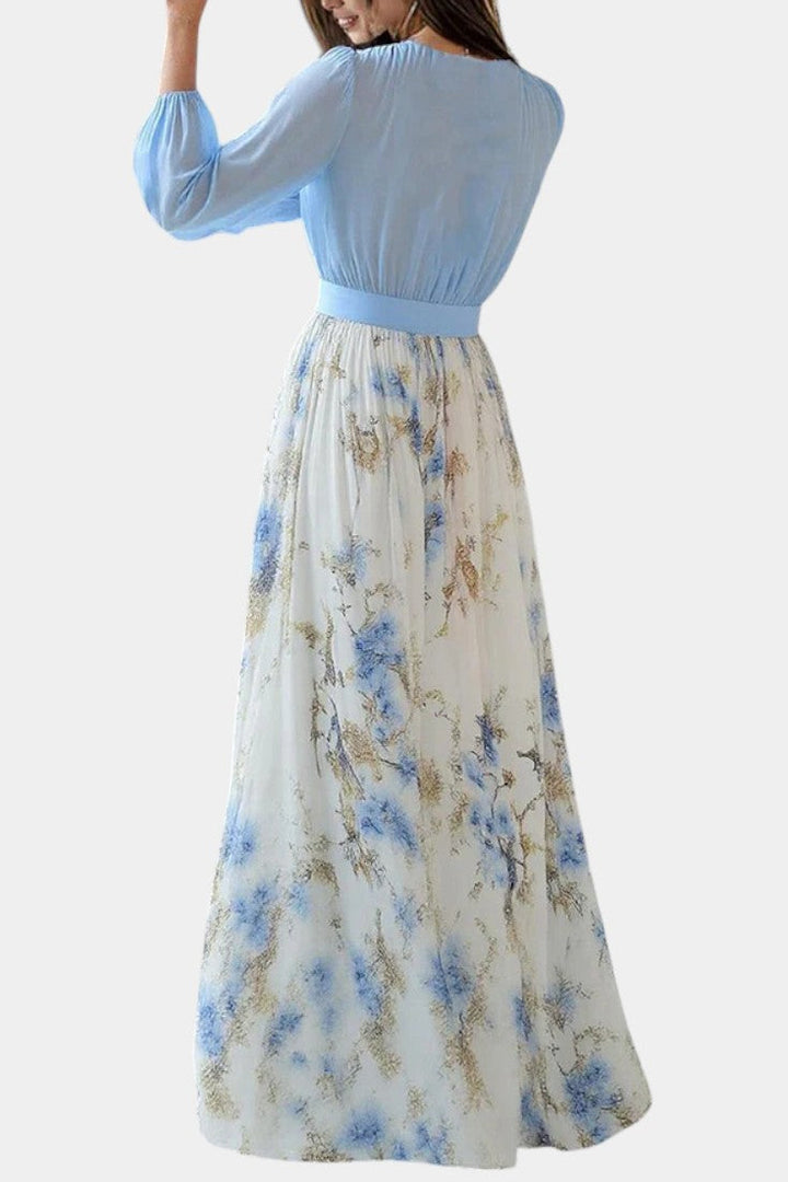 Eliane | El vestido maxi de flores impresionantes