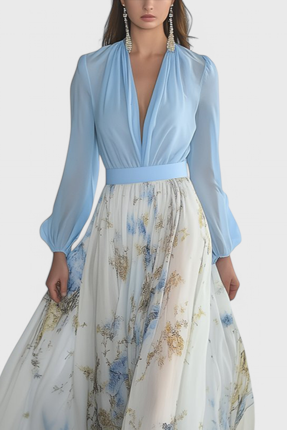 Eliane | El vestido maxi de flores impresionantes