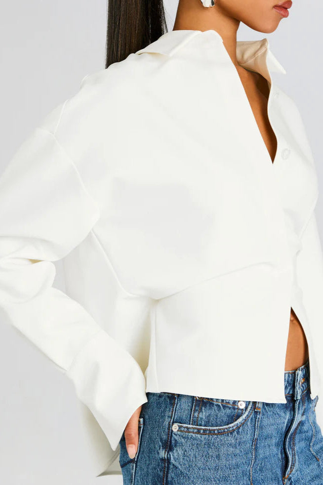 Grace | Camisa de Botones Draped