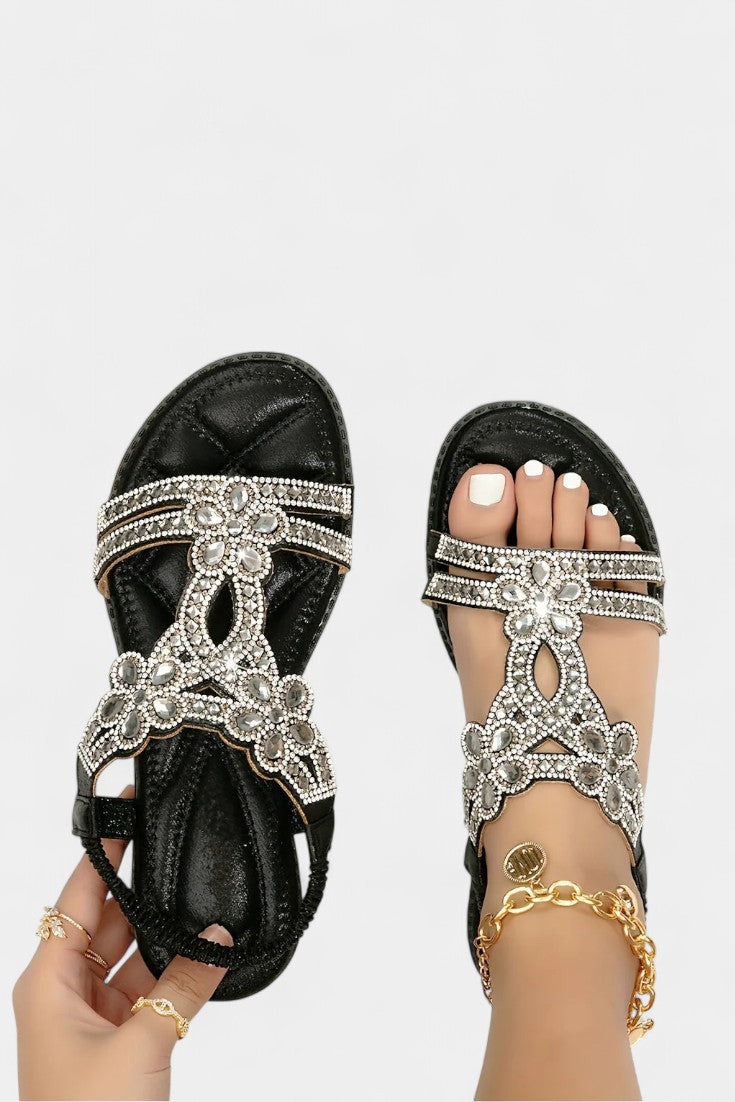 Alaya | Sandalias Gladiadoras Embellecidas