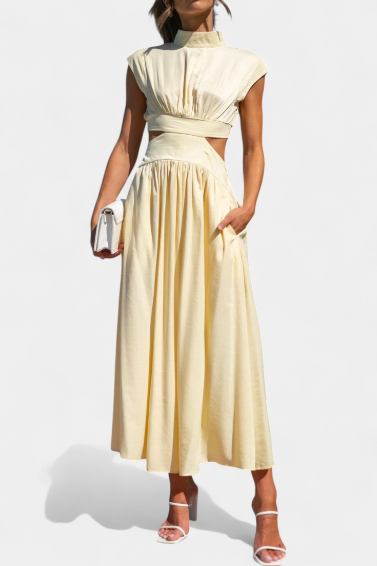 Jocelyn | Conjunto de Vestido con Abertura Lateral