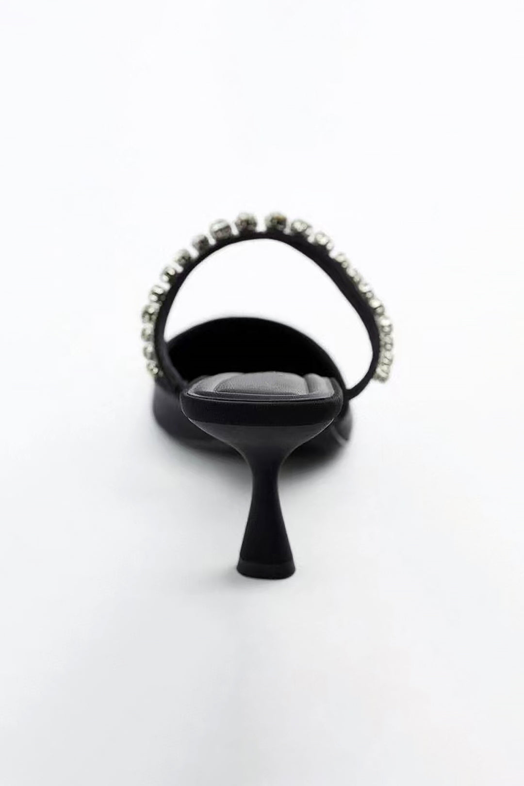 Liz | Sandalias de tacón alto con punta afilada adornadas con strass