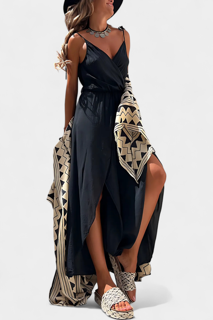 Donatila | Mono de Algodón Lavado con Aberturas Laterales