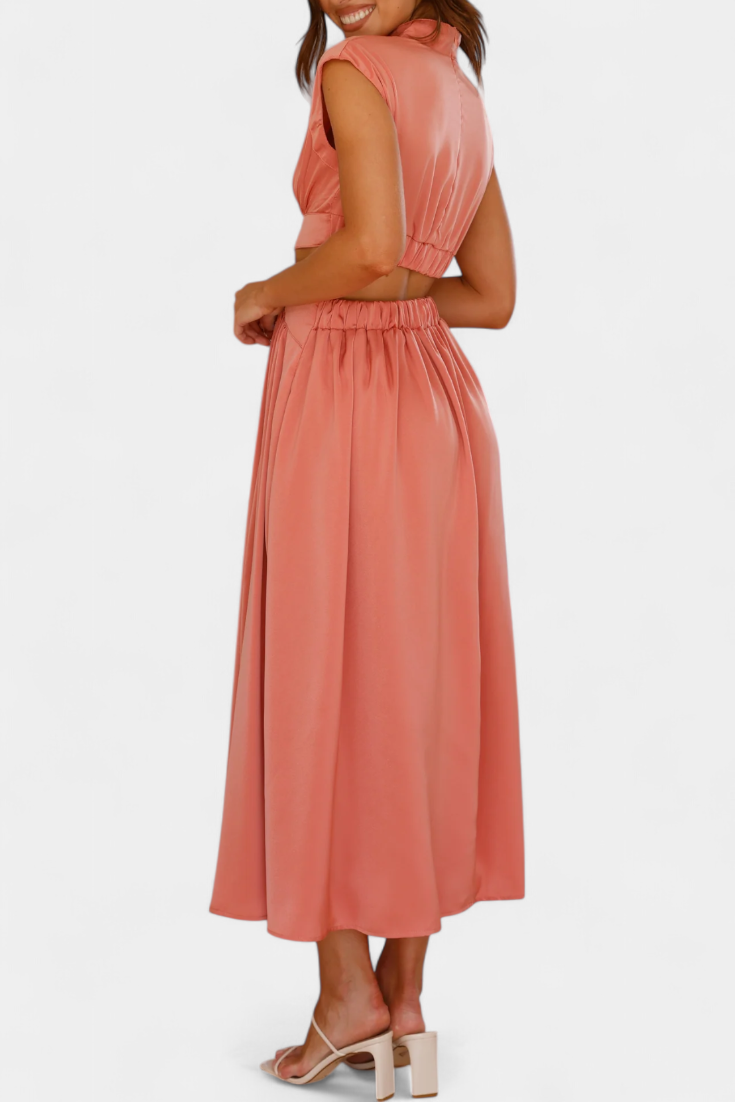 Jocelyn | Conjunto de Vestido con Abertura Lateral