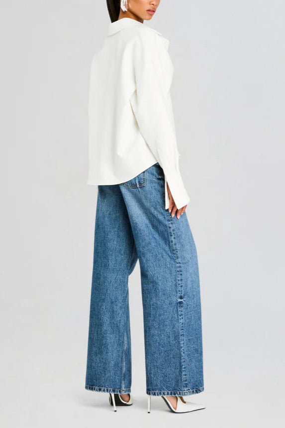 Grace | Camisa de Botones Draped