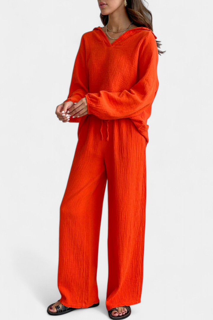 Aya | Conjunto de Dos Piezas con Escote en V