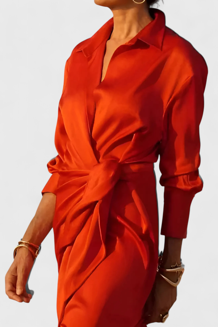 Marbella | Vestido Largo de Fiesta con Lazo