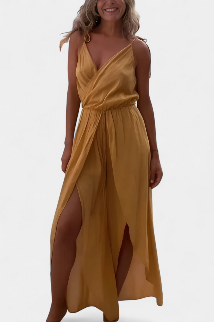 Donatila | Mono de Algodón Lavado con Aberturas Laterales