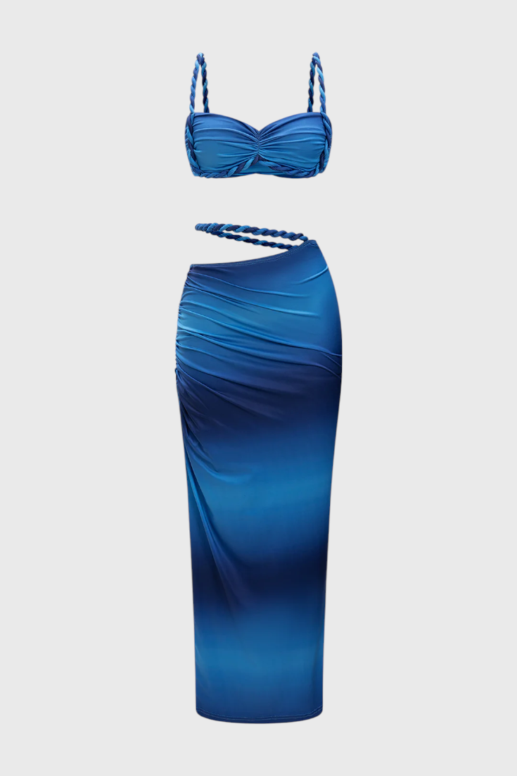 Estela | Conjunto de Falda Sin Espalda