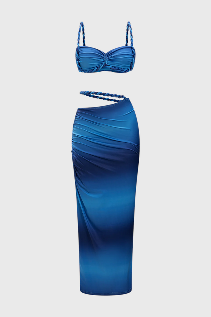 Estela | Conjunto de Falda Sin Espalda