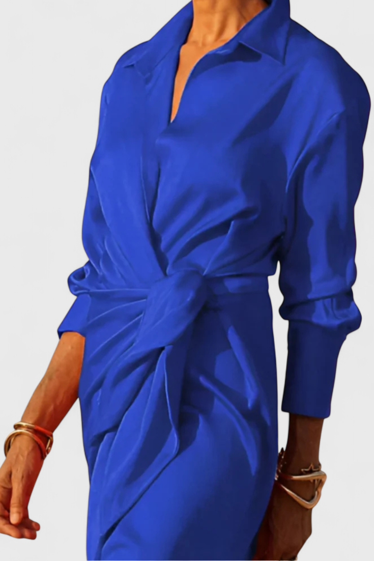 Marbella | Vestido Largo de Fiesta con Lazo