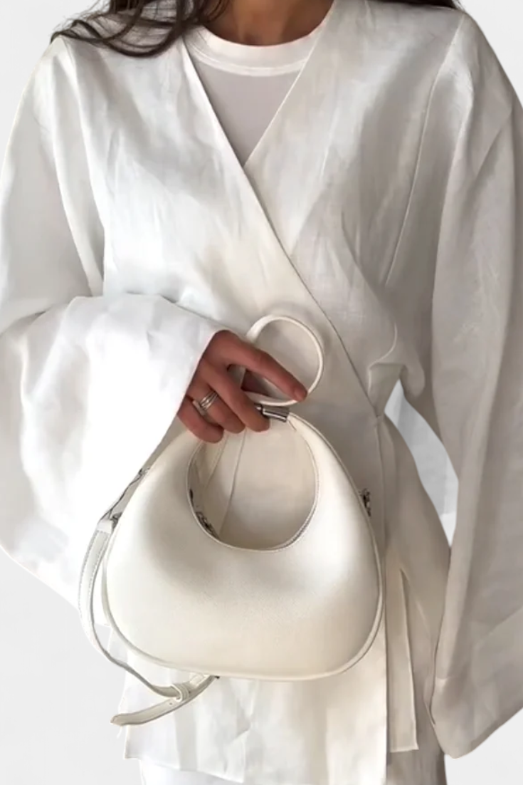 Zelda | Conjunto de Camisa Escote en V y Falda con Abertura