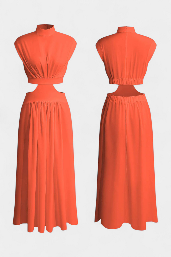 Jocelyn | Conjunto de Vestido con Abertura Lateral