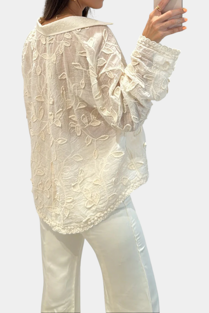 Prairie | Camisa de Encaje Bordado