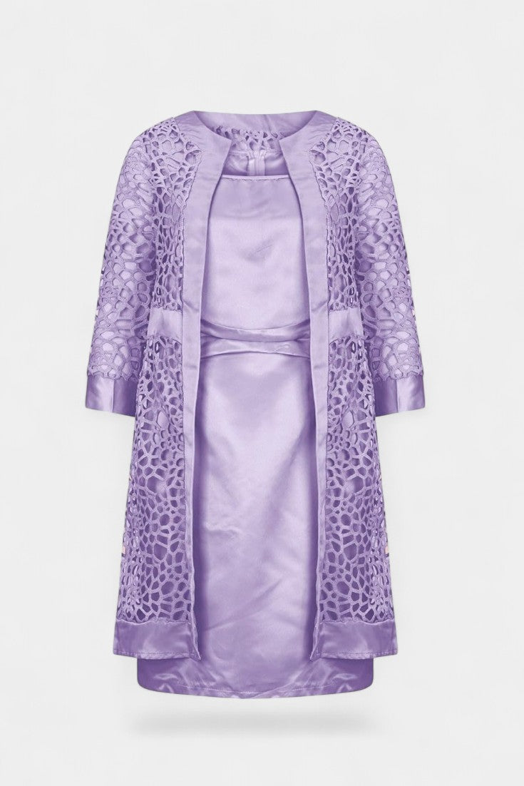 Freya | Conjunto de Vestido de Dos Piezas con Encaje