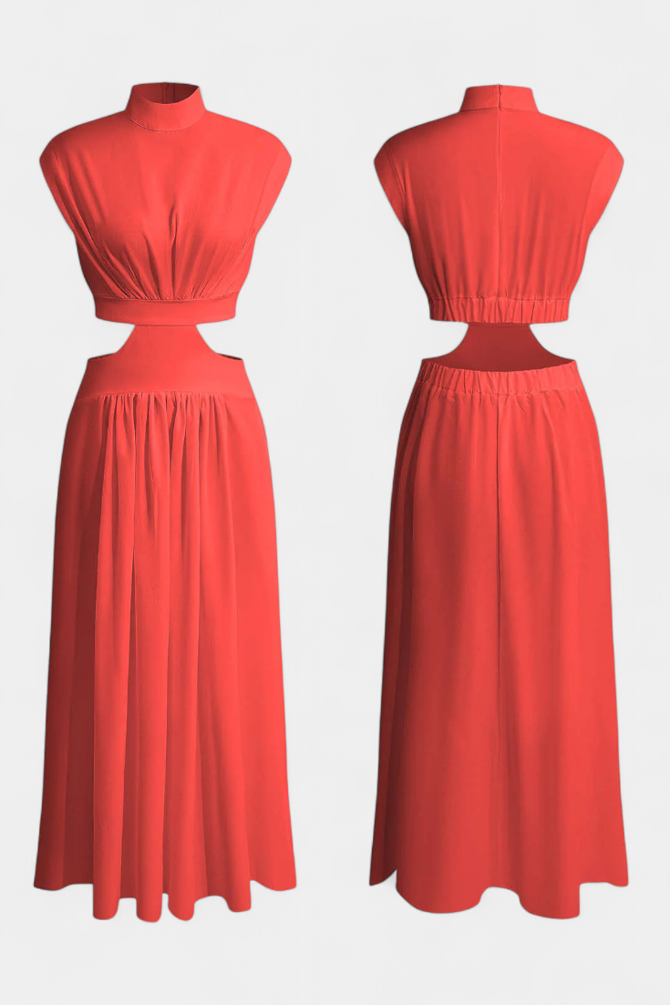 Jocelyn | Conjunto de Vestido con Abertura Lateral