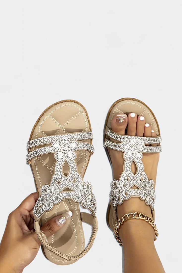 Alaya | Sandalias Gladiadoras Embellecidas