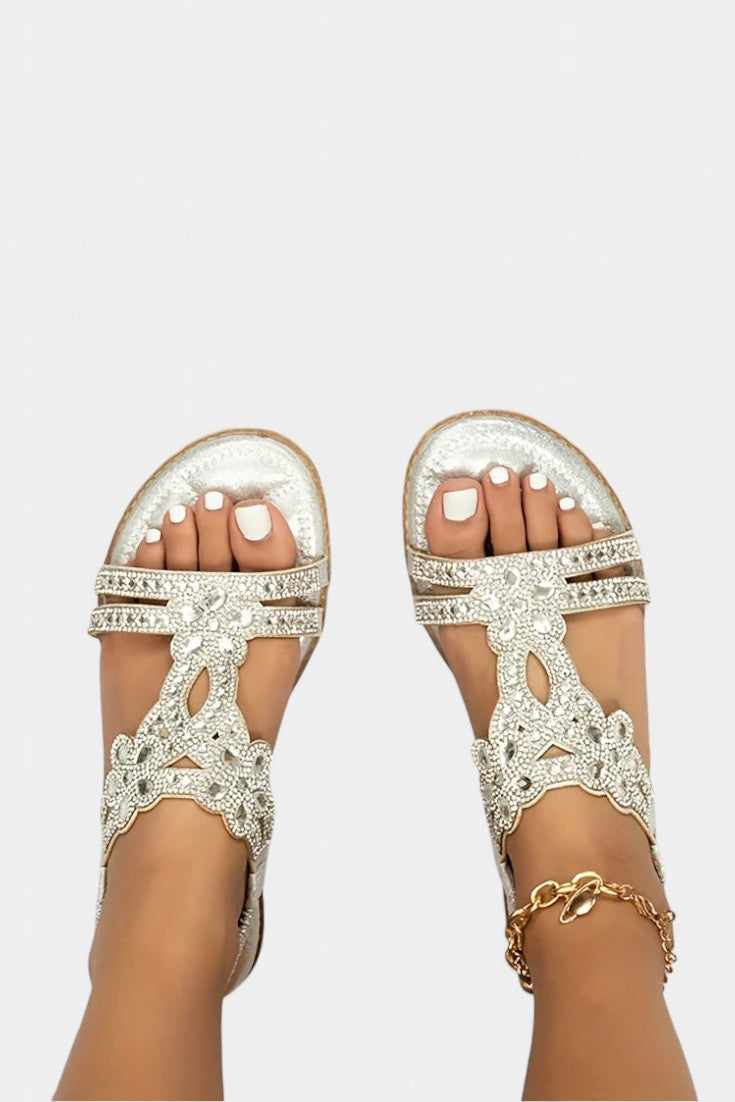 Alaya | Sandalias Gladiadoras Embellecidas