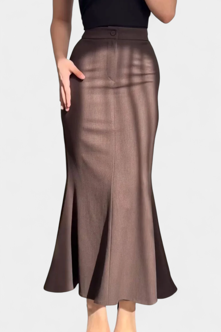 Milagros | Falda Entallada Estilo Sirena