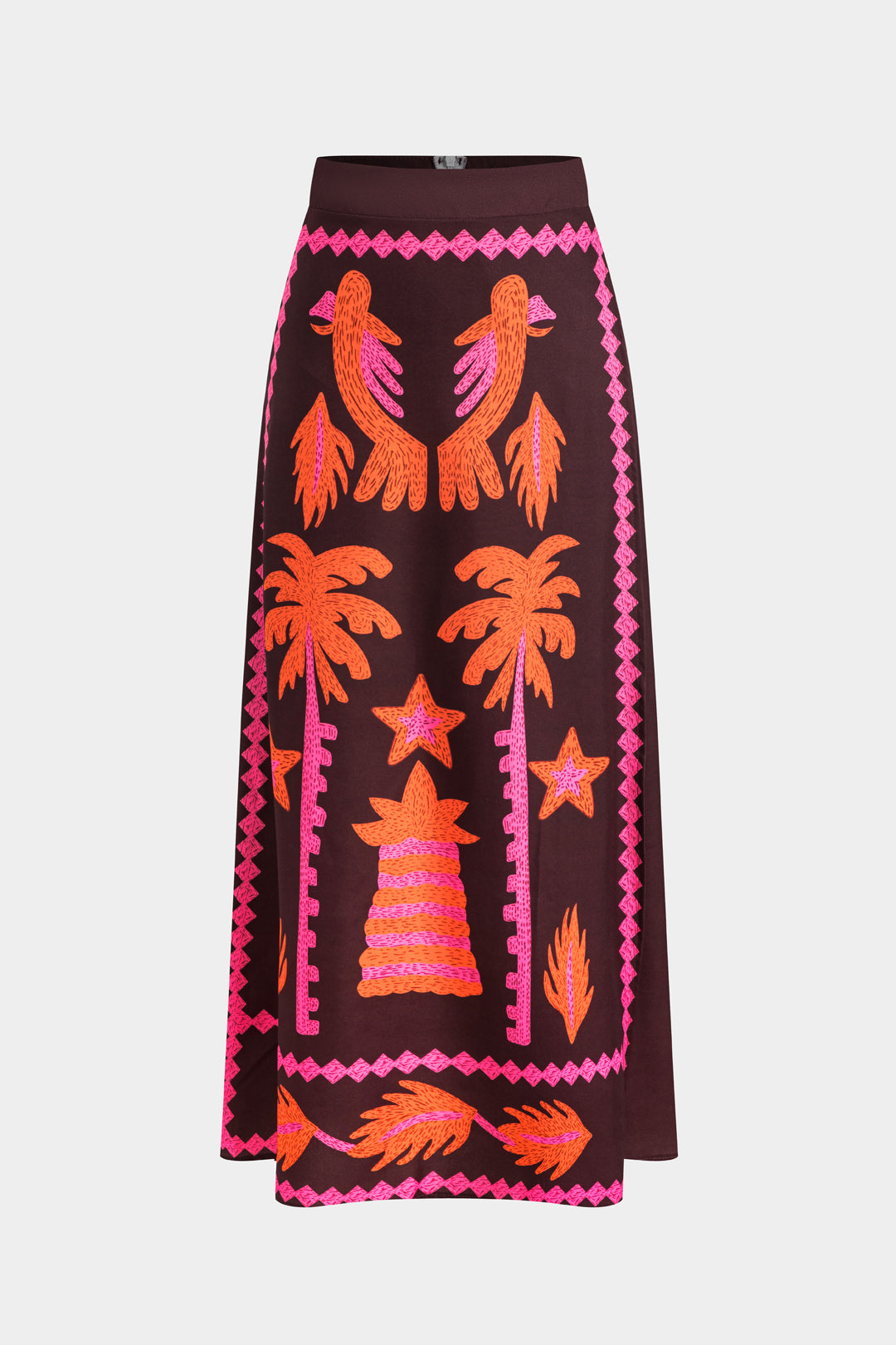 Sloan | Conjunto de Top y Falda Recortada Coconut Palm