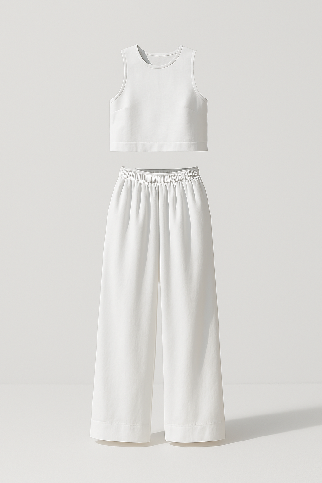 Avelina | Conjunto Minimalista en Algodón y Lino Ligero