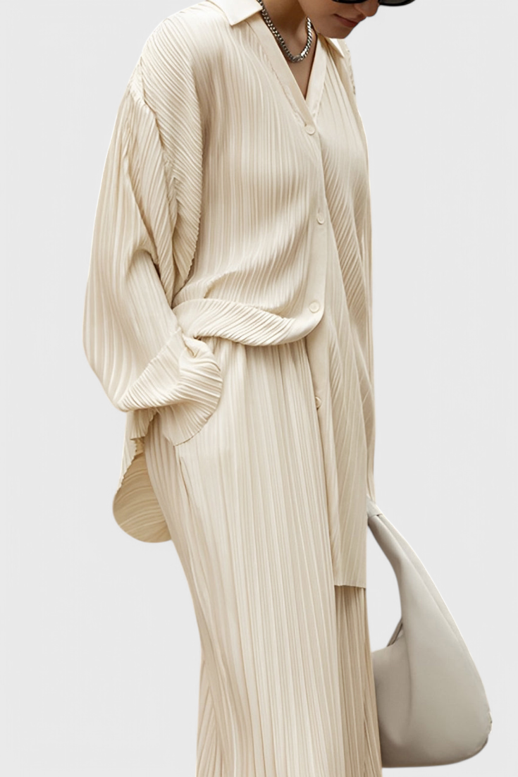 Sephora | Conjunto de Lounge Plisado Oversized