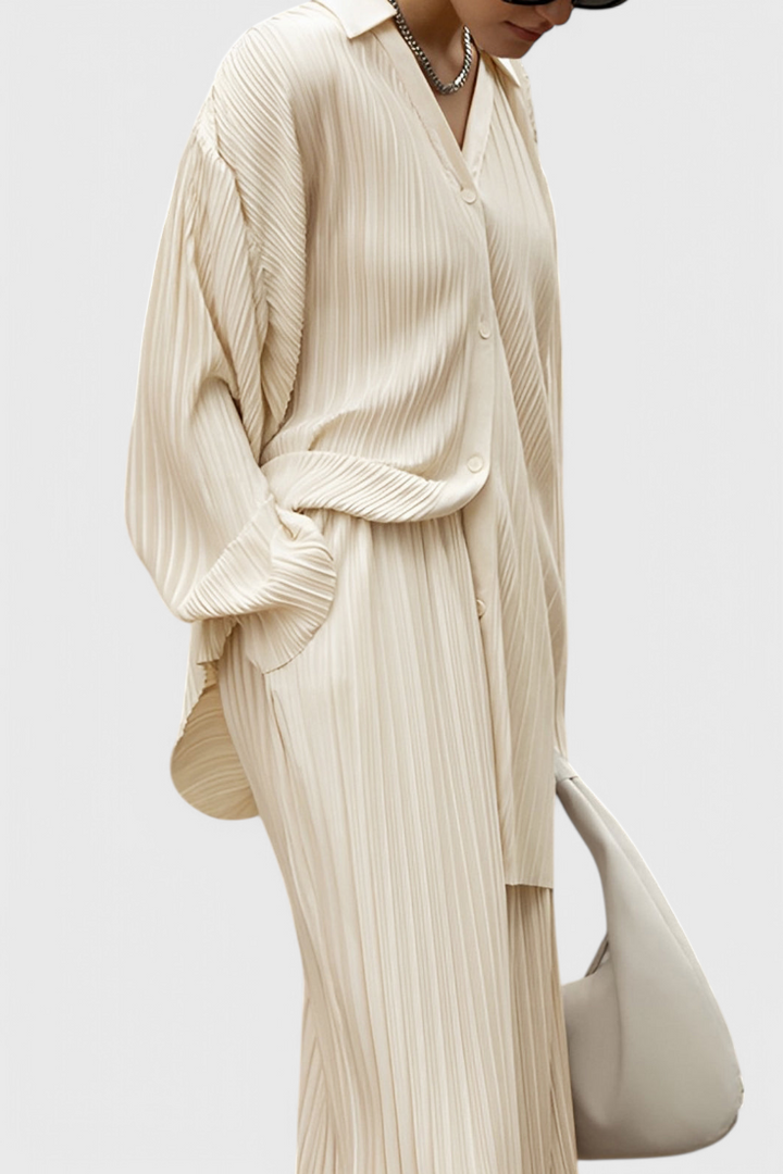 Sephora | Conjunto de Lounge Plisado Oversized