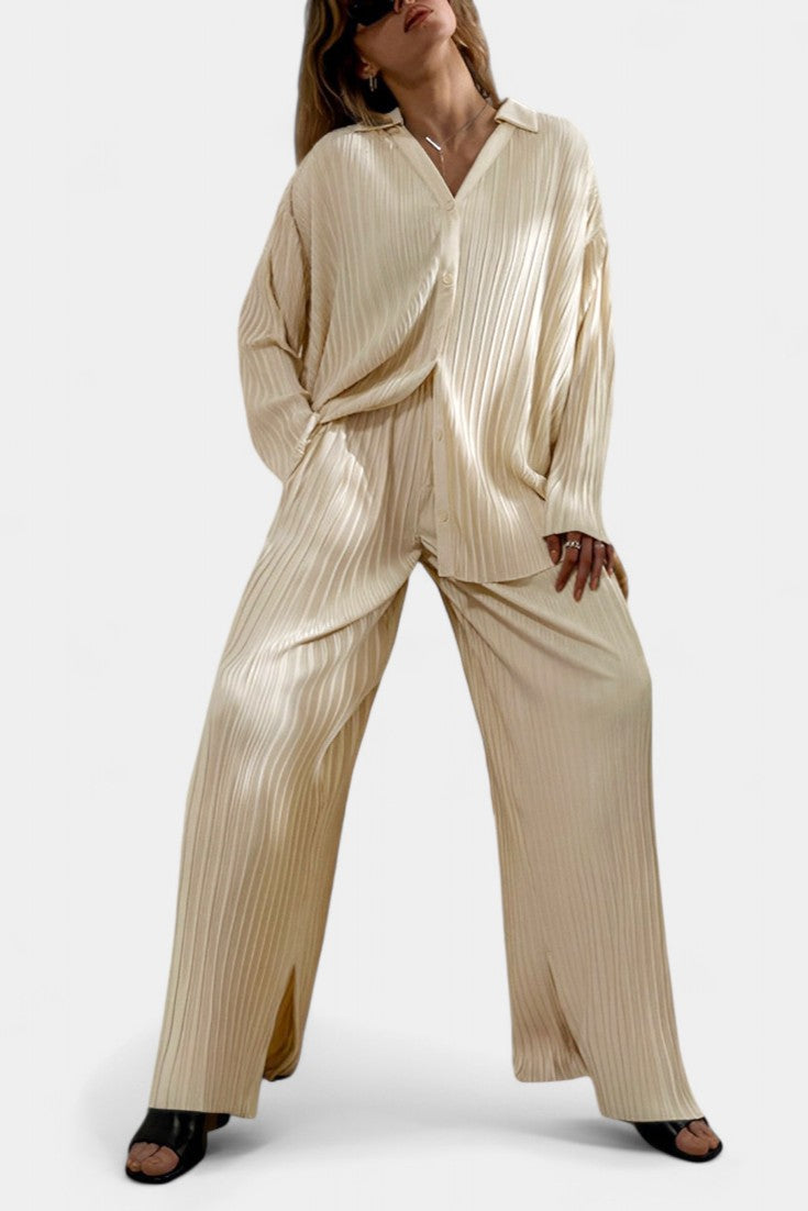 Sephora | Conjunto de Lounge Plisado Oversized