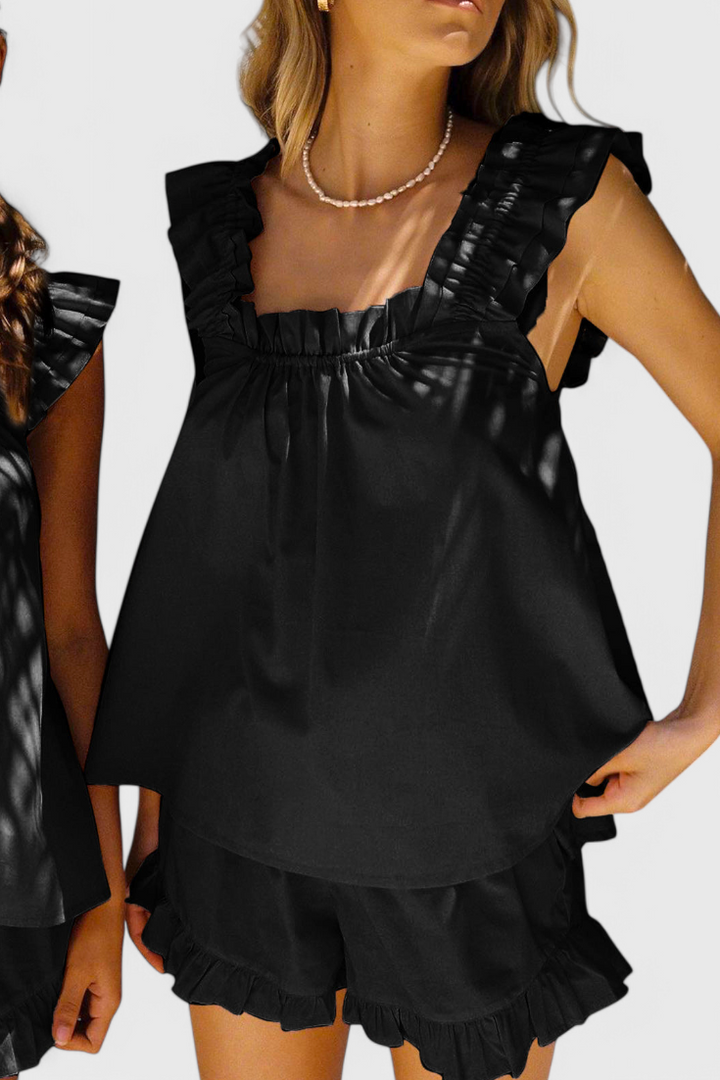 Victoria | Conjunto de Lounge con Volantes