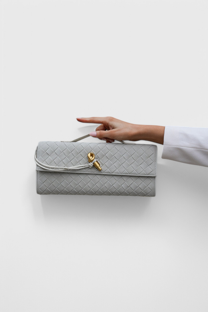 Melanie | Bolso de Hombro Clásico de Ante