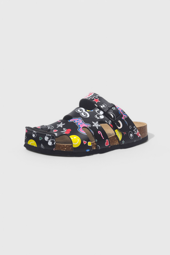 Anna | Zuecos Isolde con Hebilla de Corcho